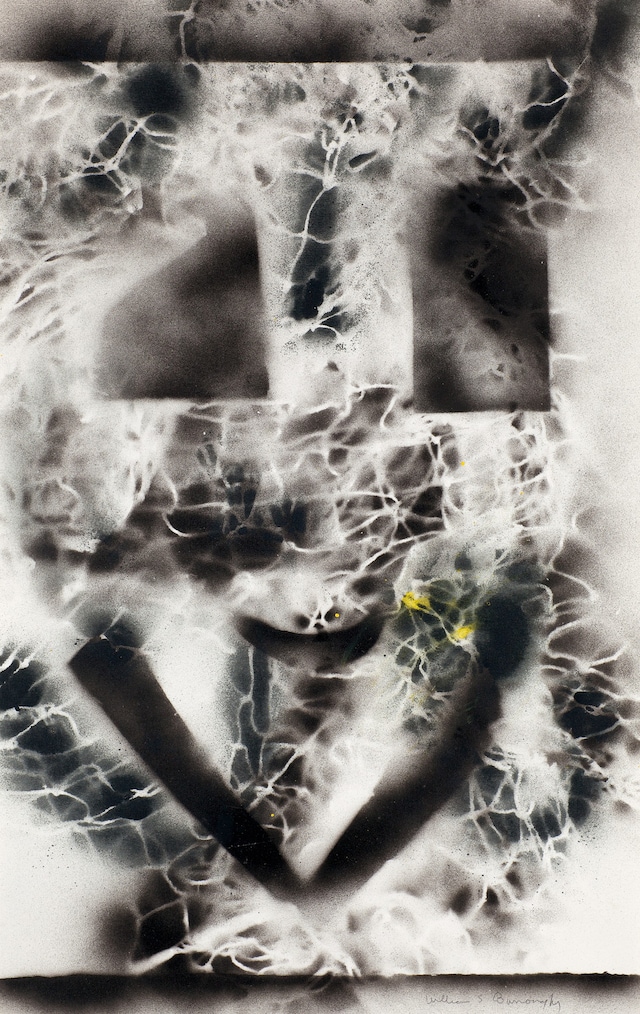 William S. Burroughs, Untitled, ca. 1988, Spraypai 3