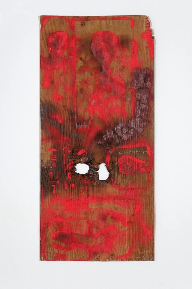 William S. Burroughs, Untitled, 1987, Paint and Gu 5
