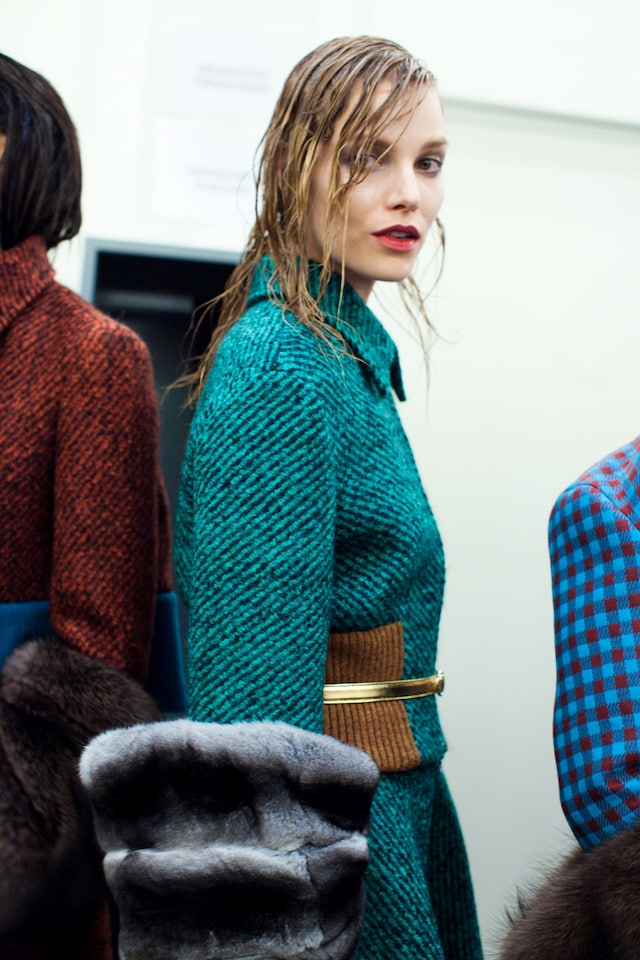 Prada AW13 Dazed backstage 22