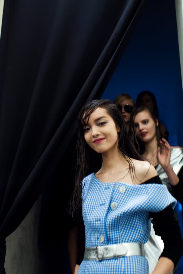 Prada AW13 Dazed backstage 24