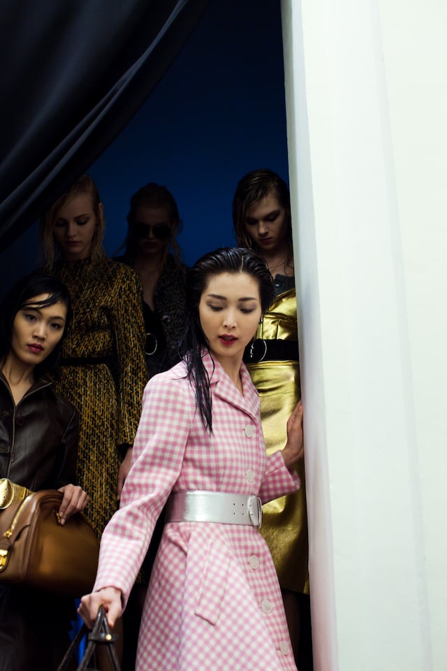 Prada AW13 Dazed backstage 25