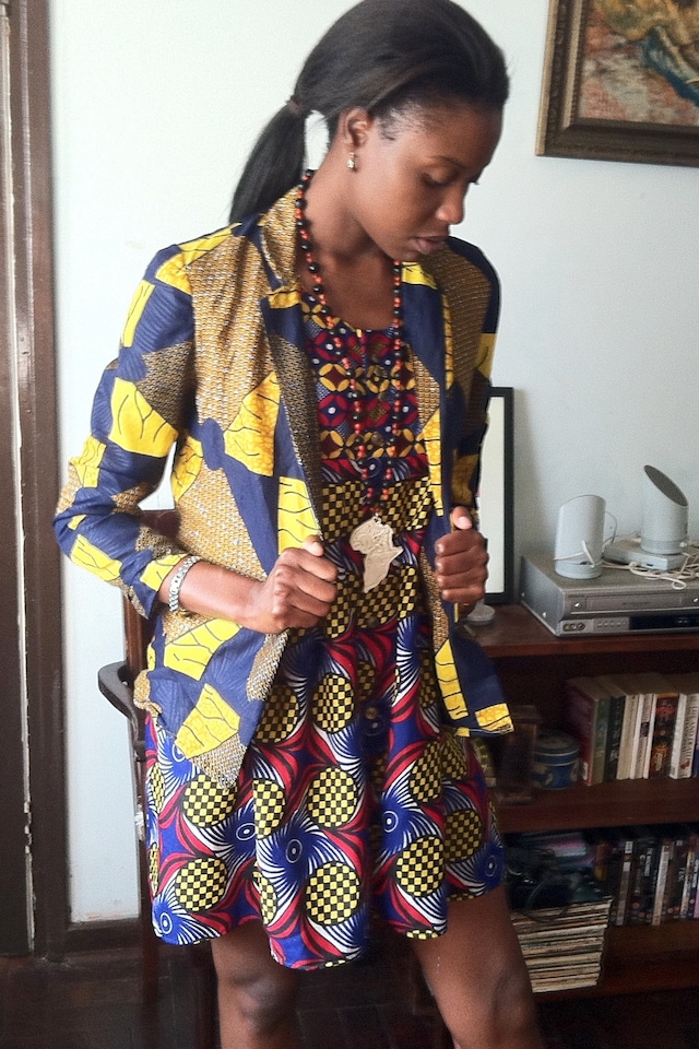 Lilian, Dentist from Harare wearing a Tanya Nefert 3