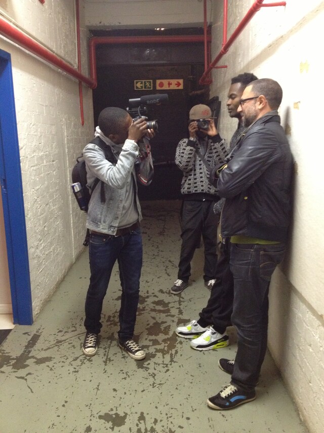 3) papped with josh 2