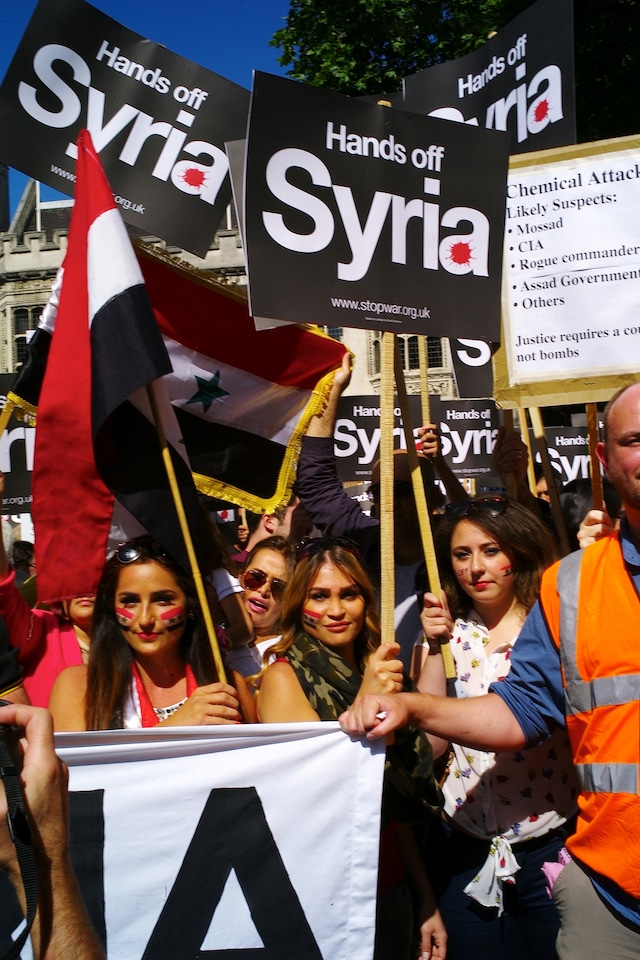 Syrian anti-war march 7