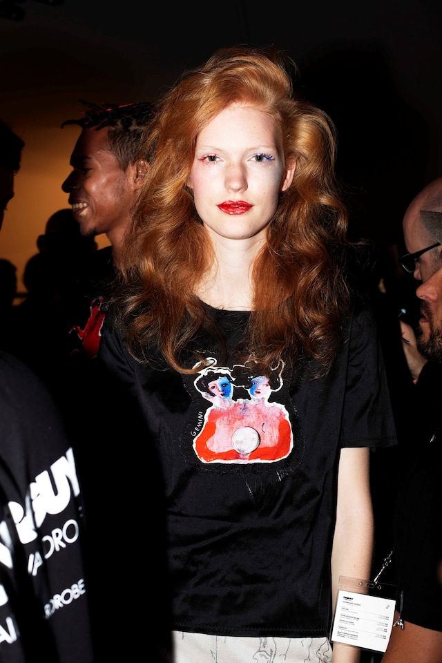 Claire Barrow backstage Fashion East SS14 by Rebec 3