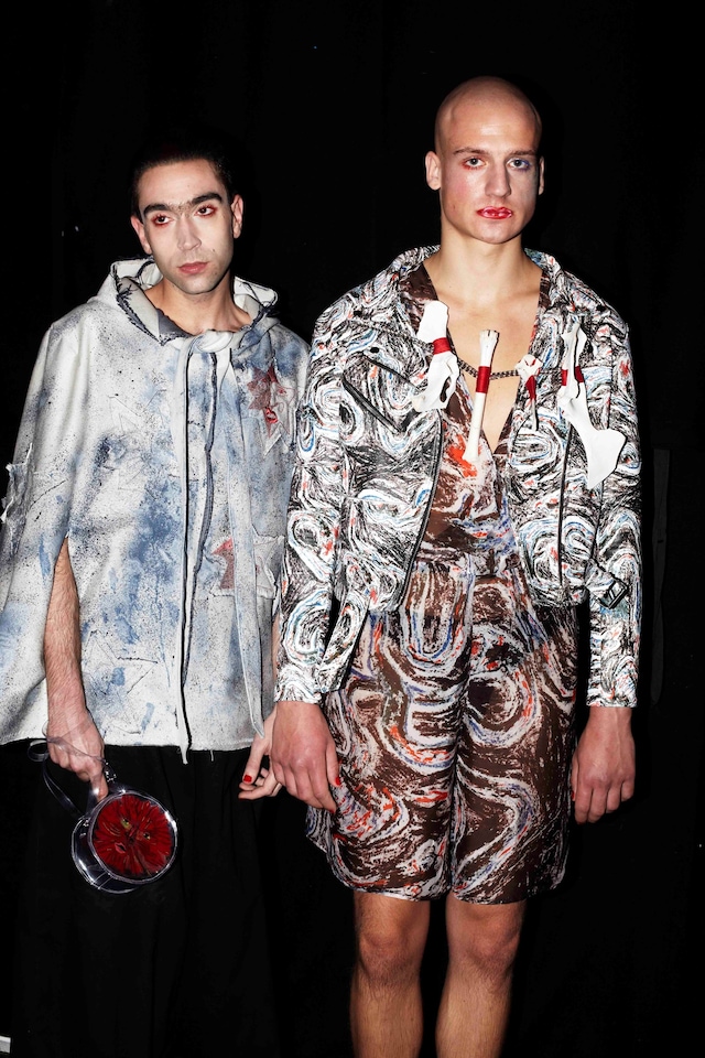 Claire Barrow backstage Fashion East SS14 by Rebec 5