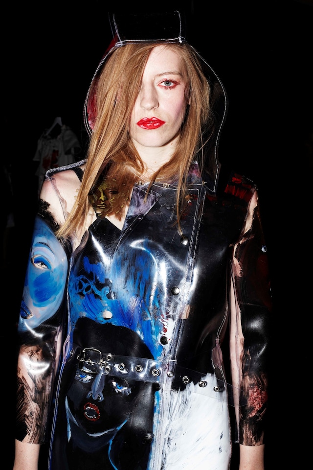 Claire Barrow backstage Fashion East SS14 by Rebec 13