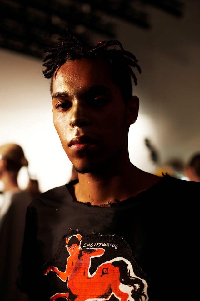 Claire Barrow backstage Fashion East SS14 by Rebec 17