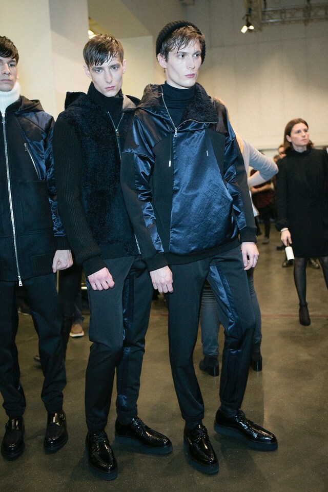 Backstage at Iceberg AW14 3