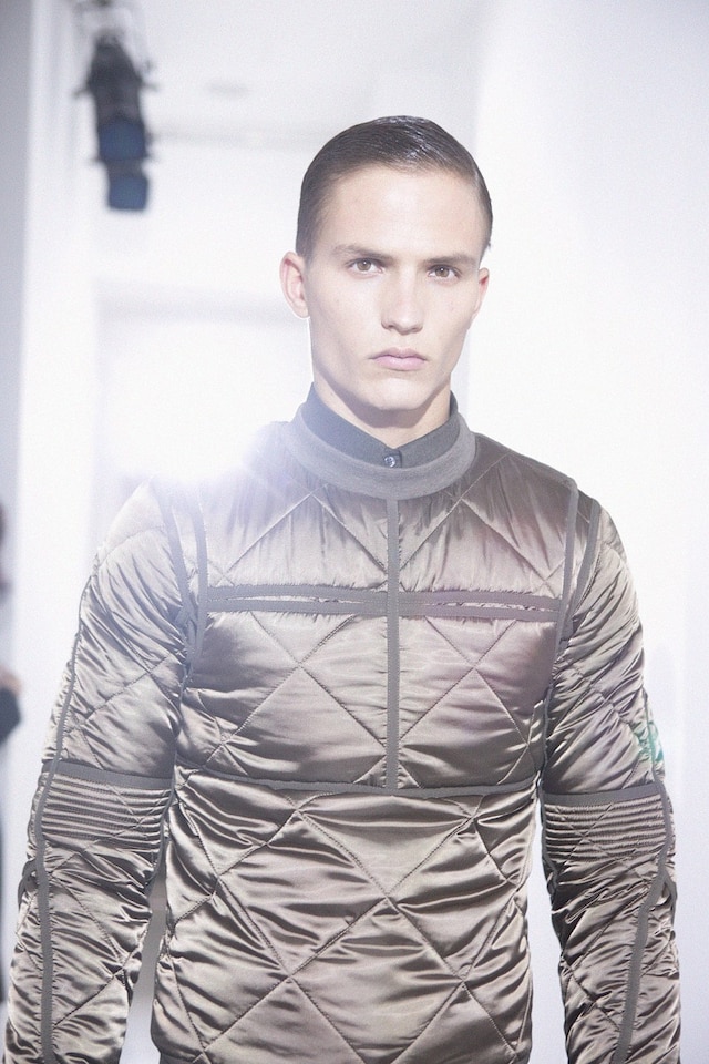 Backstage at Calvin Klein Collection AW14 9
