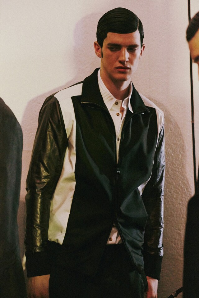 Backstage at Vivienne Westwood AW14 3