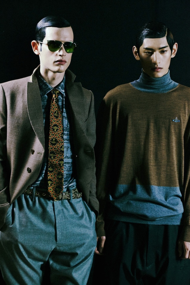 Backstage at Vivienne Westwood AW14 2