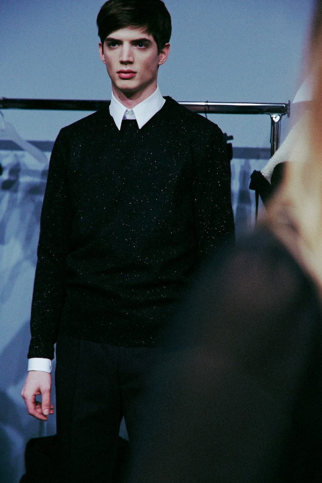Backstage at Fendi AW14 1
