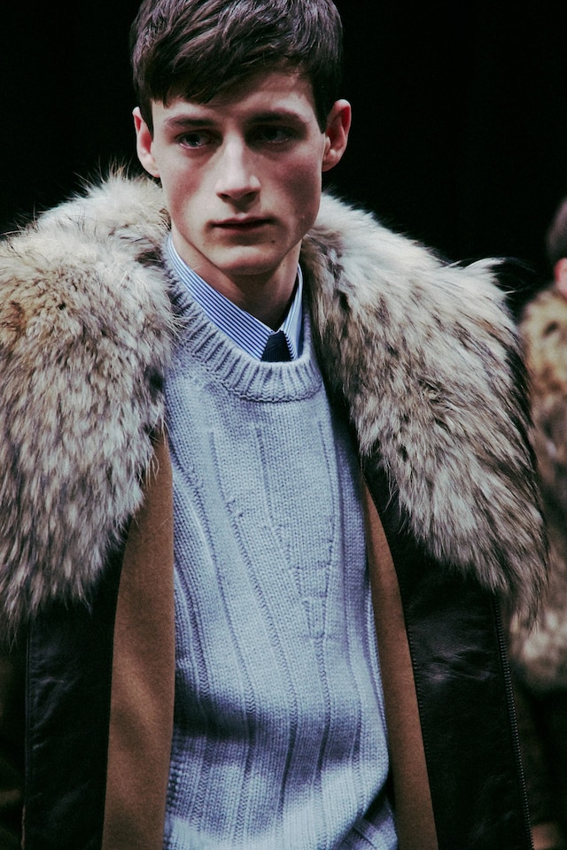 Backstage at Fendi AW14 3