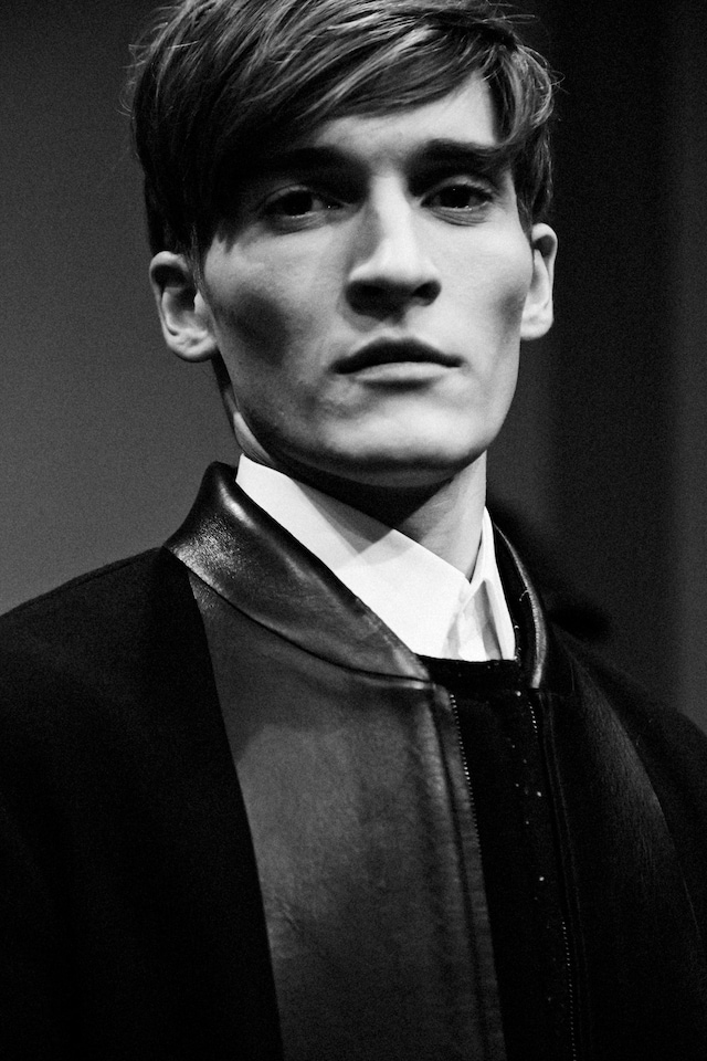 Backstage at Fendi AW14 2