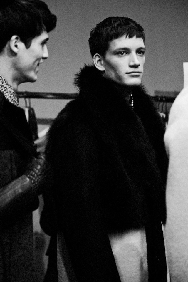 Backstage at Fendi AW14 7