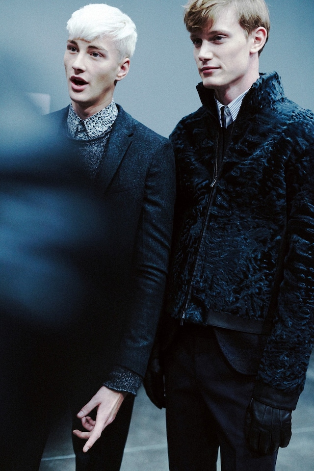 Backstage at Fendi AW14 4