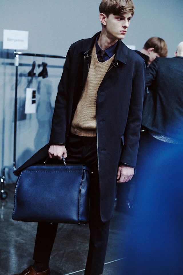 Backstage at Fendi AW14 8