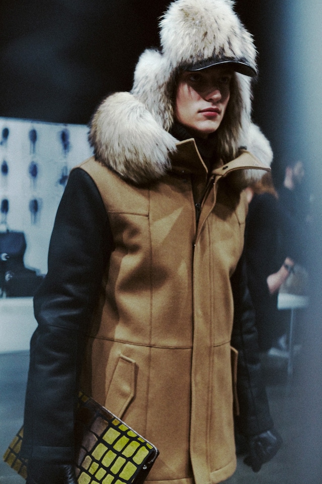 Backstage at Fendi AW14 9