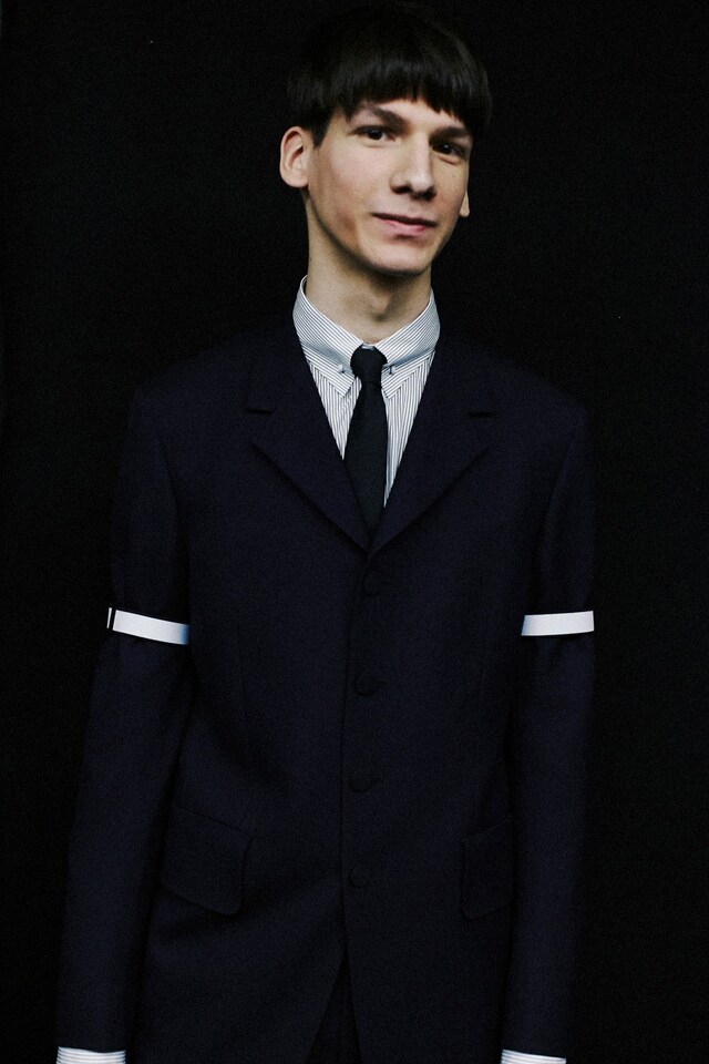 Backstage at ZZegna AW14 3