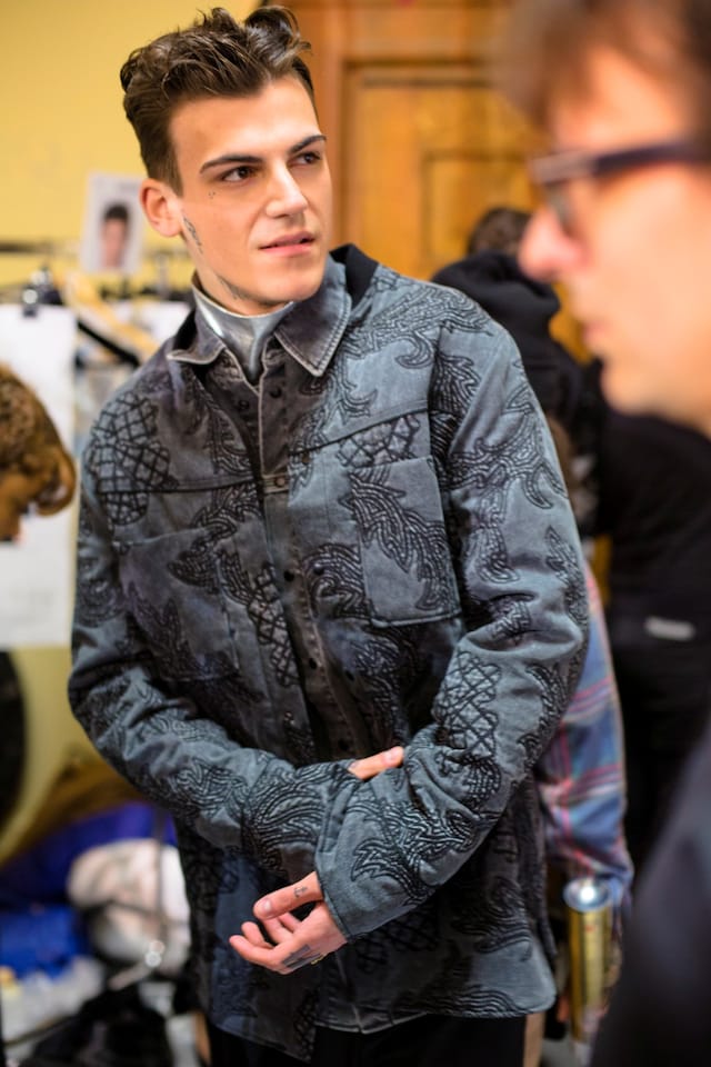 Backstage at 3.1 Phillip Lim AW14 1