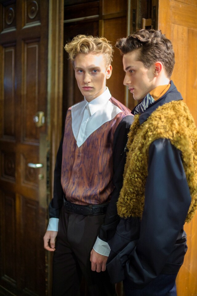 Backstage at 3.1 Phillip Lim AW14 11