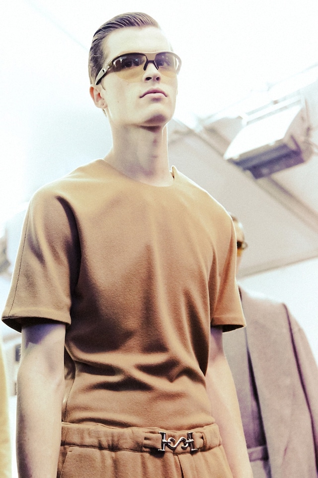 Backstage at Louis Vuitton AW14 5