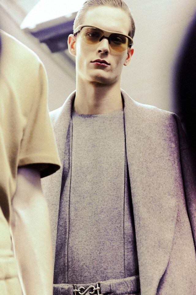 Backstage at Louis Vuitton AW14 0