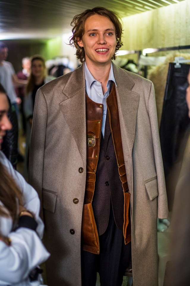 Backstage at Maison Martin Margiela AW14 7