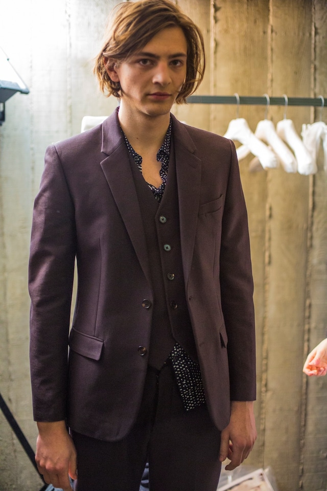 Backstage at Maison Martin Margiela AW14 9