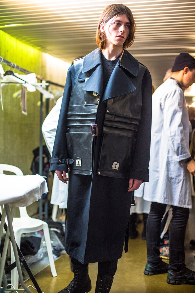 Backstage at Maison Martin Margiela AW14 0