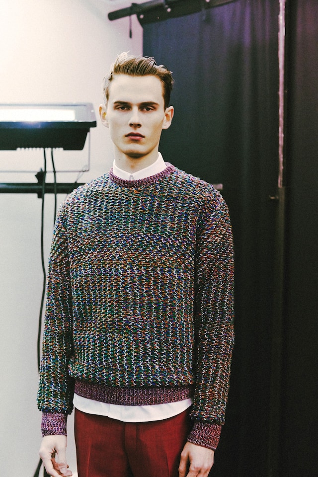 Backstage at Krisvanassche AW14 2