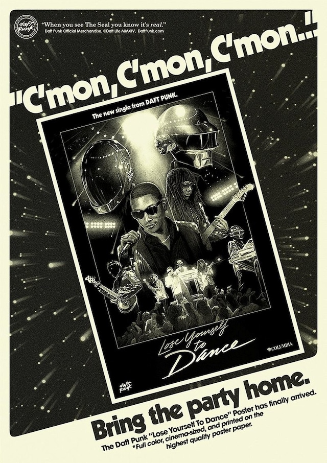 DAFT PUNK / ポスター daft punk electroma chirashi / Mini Poster Japan TOKYO
