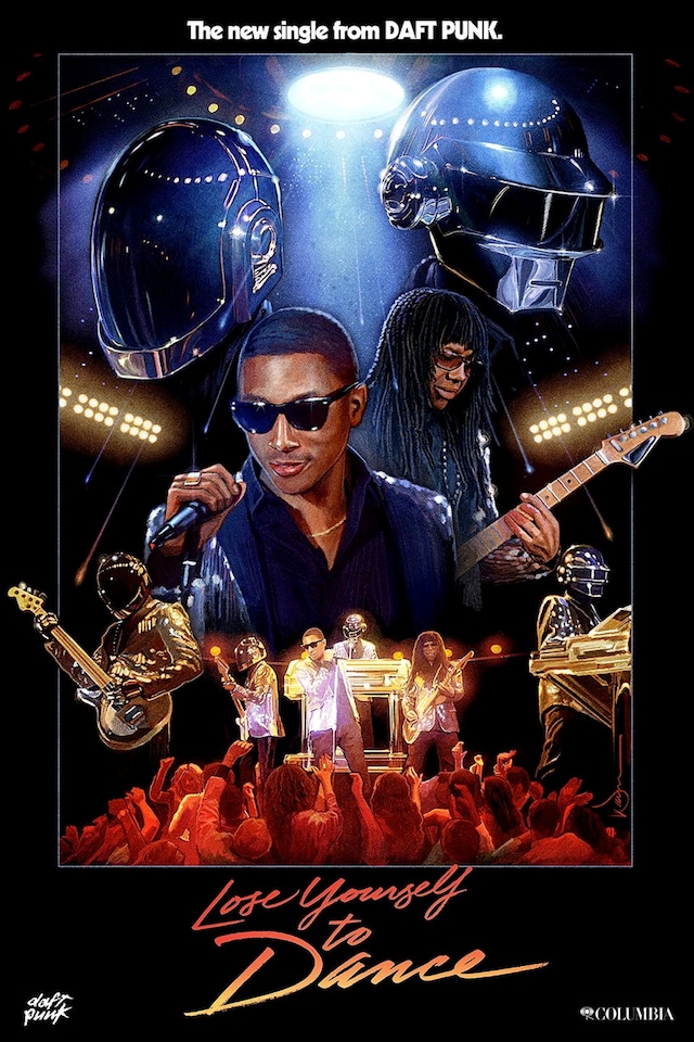 The &quot;Lose Yourself To Dance&quot; Daft Punk poster 5