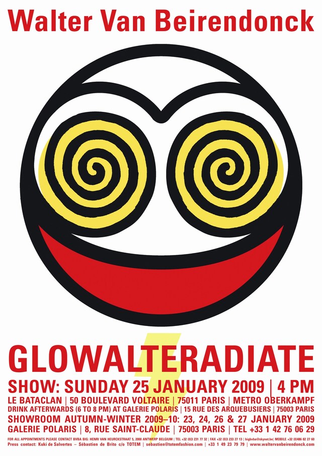 Walter Van Beirendonck Glow invitation AW09 5