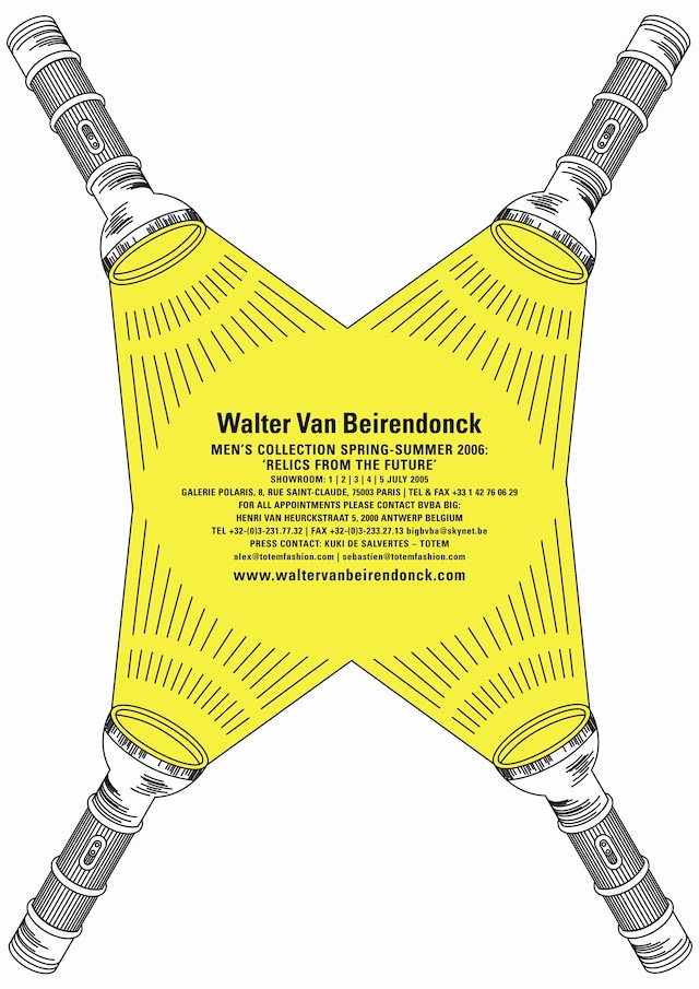 Walter Van Beirendonck Relics invitation SS06 14