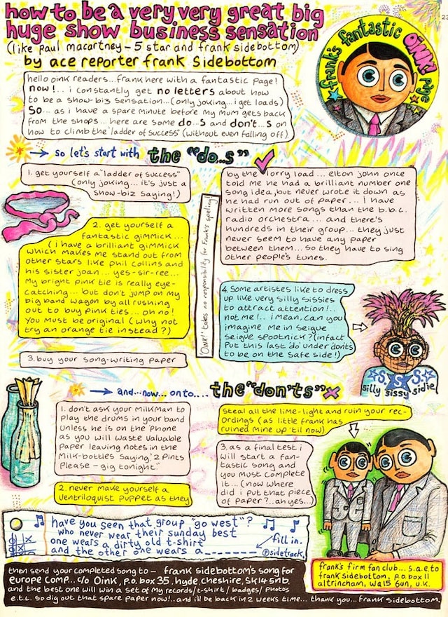 Frank Sidebottom Strip in Oink! 6
