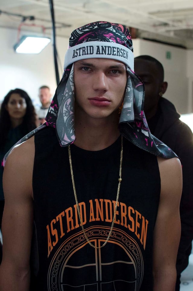 Astrid Andersen SS15 Mens collections, Dazed backstage 2