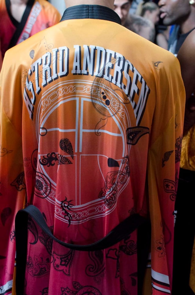 Astrid Andersen SS15 Mens collections, Dazed backstage 12