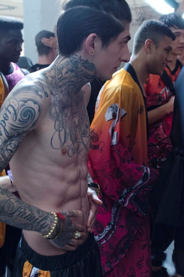 Astrid Andersen SS15 Mens collections, Dazed backstage 6
