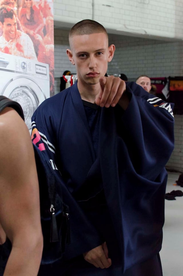 Astrid Andersen SS15 Mens collections, Dazed backstage 18