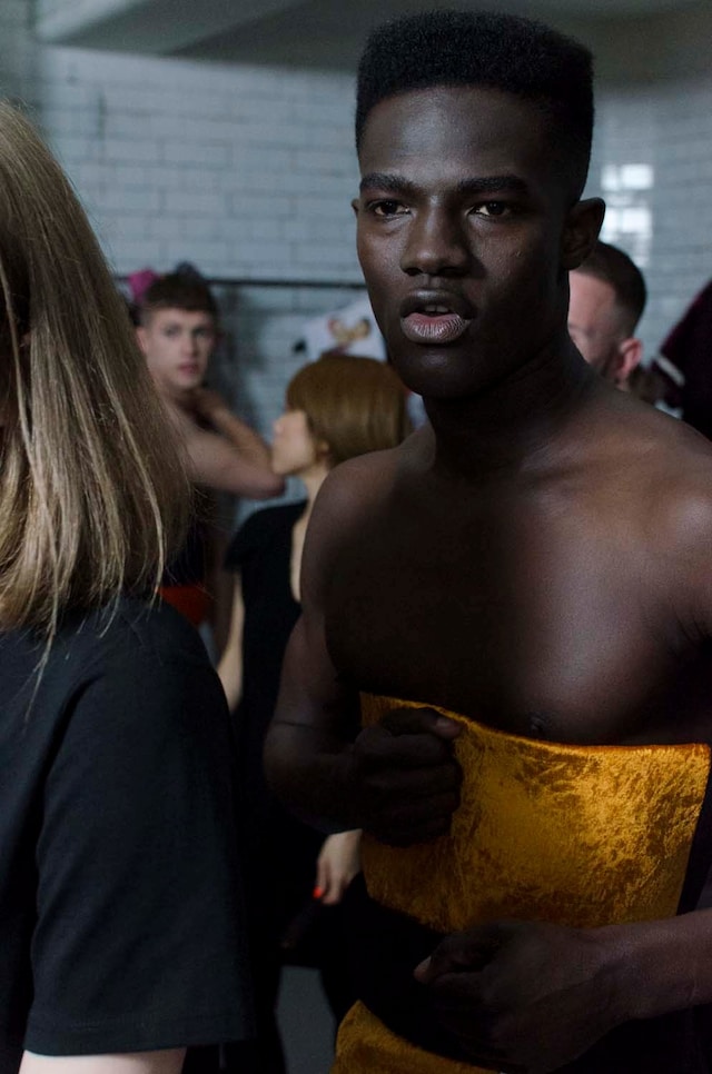 Astrid Andersen SS15 Mens collections, Dazed backstage 8