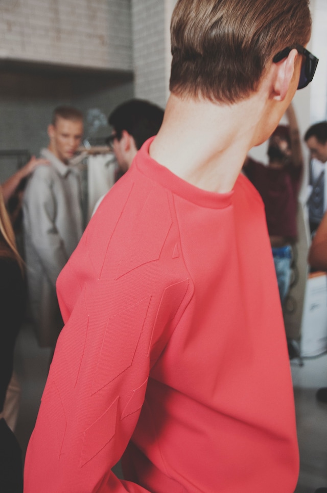 Lou Dalton SS15 Mens collections, Dazed backstage 13