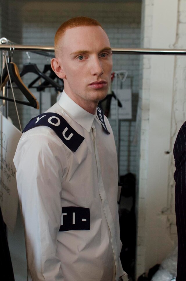 Matthew Miller SS15 Mens collections, Dazed backstage 2