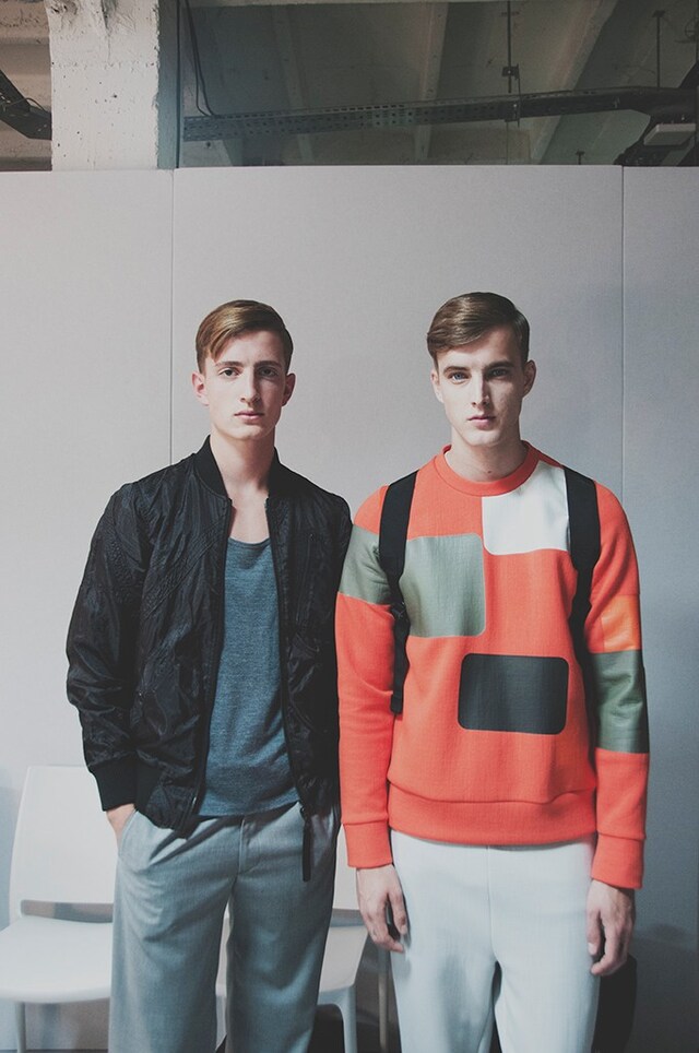 Christopher Raeburn SS15 Mens collections, Dazed backstage 1