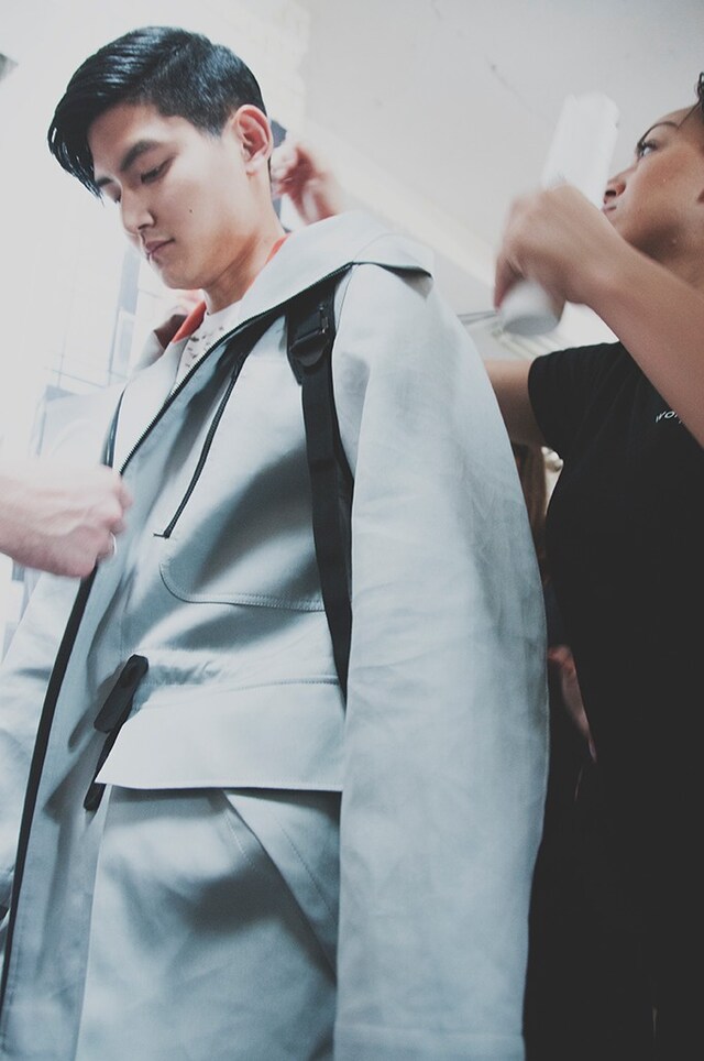 Christopher Raeburn SS15 Mens collections, Dazed backstage 21