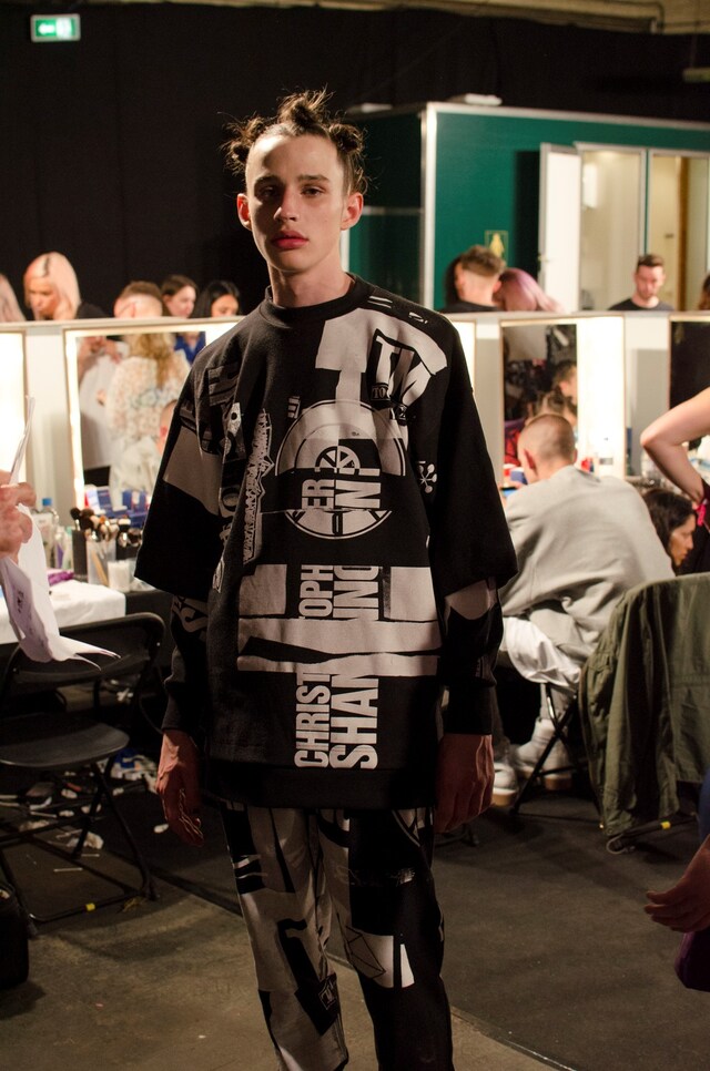 Christopher Shannon SS15 Mens collections, Dazed backstage 6