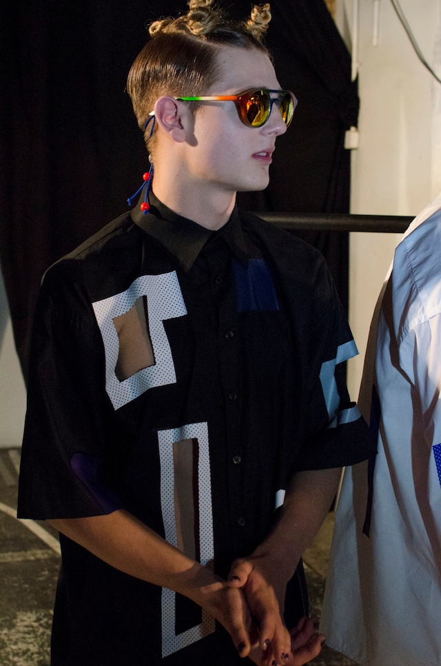 Christopher Shannon SS15 Mens collections, Dazed backstage 10