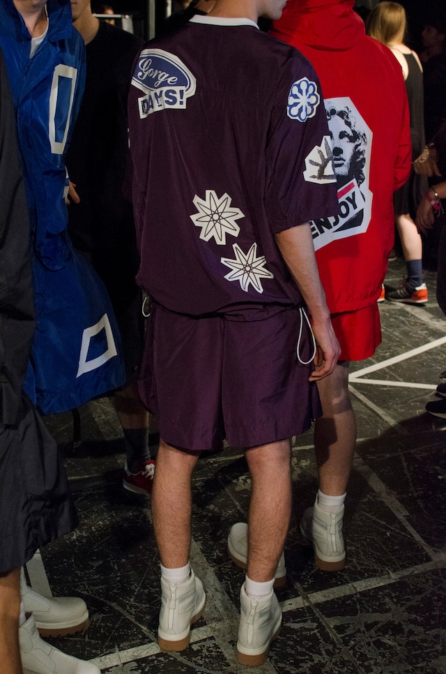 Christopher Shannon SS15 Mens collections, Dazed backstage 15