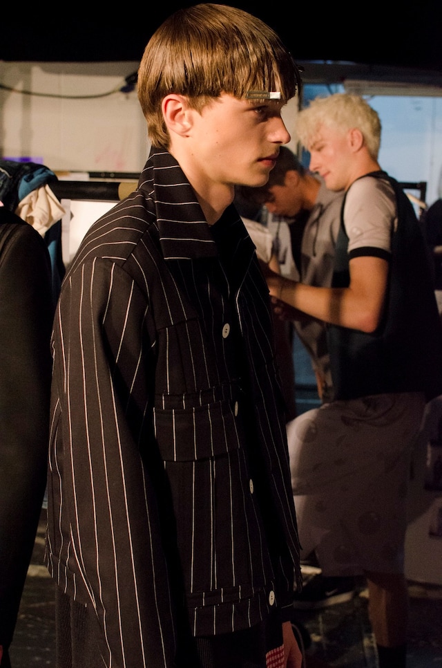 Nicomede Talavera SS15 Mens collections, Dazed backstage 2